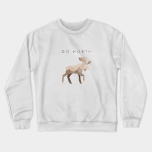 Go North - Elk (light) Crewneck Sweatshirt